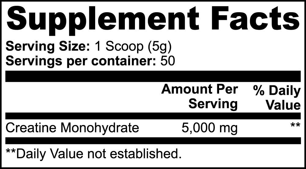 NADIQ, Kreatin Monohydrat – Für Leistung, Ausdauer & Regeneration (250 g)
