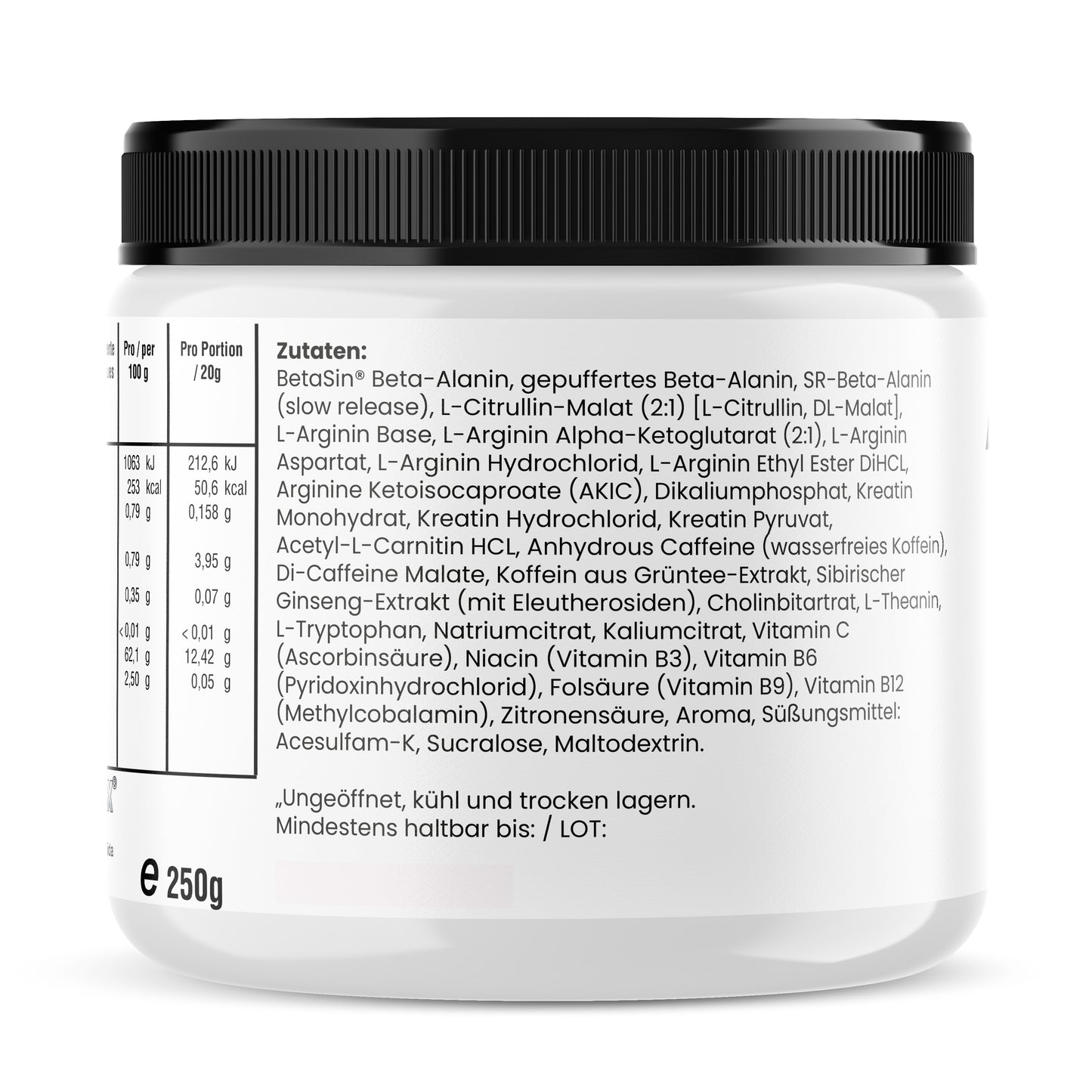 Neu - Spezial-Edition Argidriaxx ™ Pump Pre Workout Booster - 250g