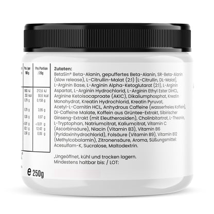 Neu - Spezial-Edition Argidriaxx ™ Pump Pre Workout Booster - 250g