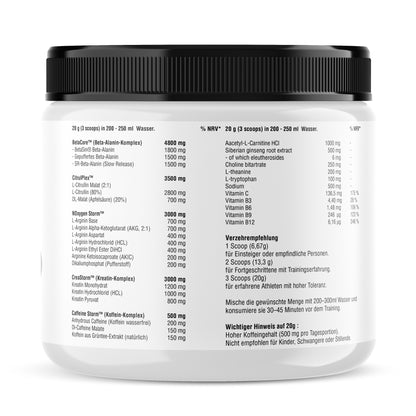 Neu - Spezial-Edition Argidriaxx ™ Pump Pre Workout Booster - 250g