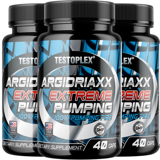 Testoplex ™, 3 x ARGIDRIAXX EXTREME PUMPING