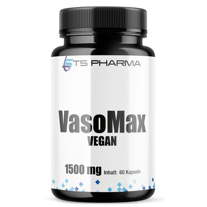 T5 Pharma, VasoMax Vegan – Energieformel für Männer ab 40