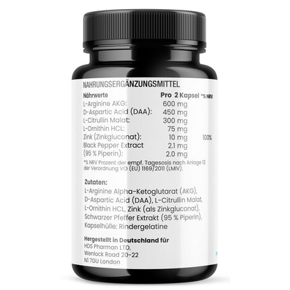 T5 Pharma, VasoMax Vegan – Energieformel für Männer ab 40
