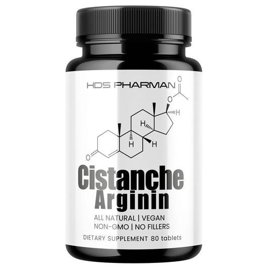 HDS Pharman, Cistanche Tubulosa + Arginin – Vegane Tabletten
